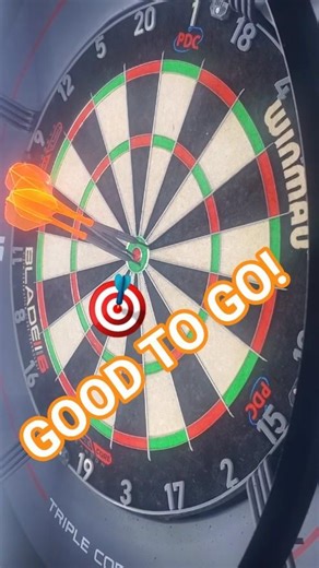 One throw away from peak form! #darts #training