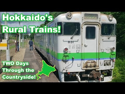 Japan Travel: 2 Days Through Hokkaido's Countryside. Riding the rails with local trains!