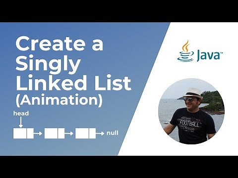 Create a Singly Linked List in Java (Animation)