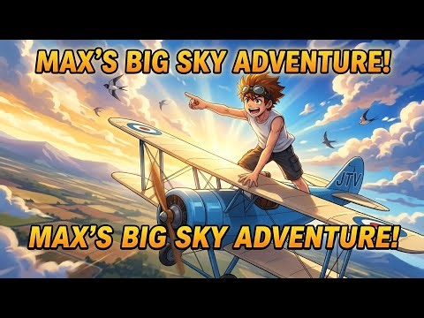 Max's sky adventure । Max dream । Cartoon