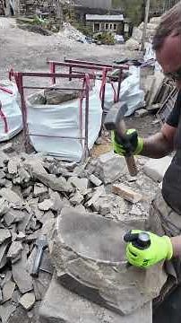 If the Egyptians used copper chisels. What hammer did they use? #egypt #stonecarving #howdid #fyp