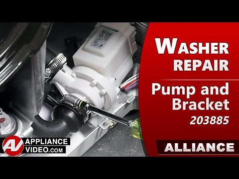 Speed Queen Washer - Will Not Drain - Pump and Bracket Repair