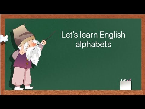 Learn English alphabets 😇