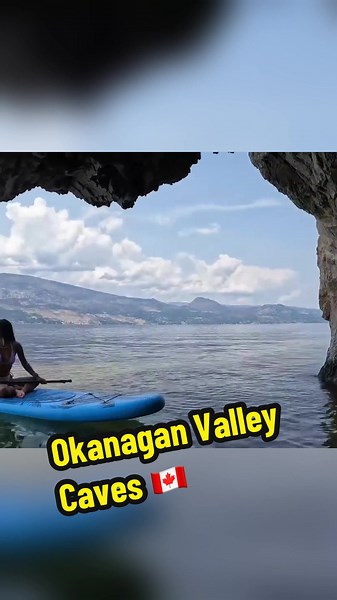 Exploring Caves on Okanagan Lake, Canada
