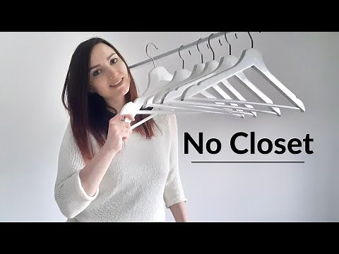 Living Without A Clothes Closet | FURNITURE FREE Living