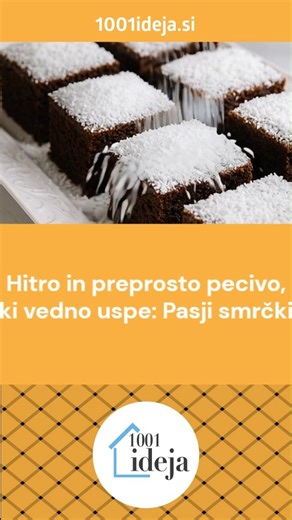 Hitro in preprosto pecivo, ki vedno uspe: Pasji smrčki | 1001 ideja