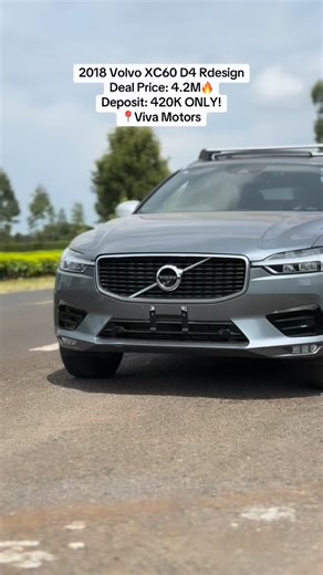Viva Motors Ltd on Instagram: "2018 Volvo XC60 D4 R-design, Price:4.2M✅, 2.0L diesel, panoramic sunroof, half leather interior, electric heated seats front & back, fog lights, multifunctional steering controls, parallel parking, 360° camera, blind spot monitoring, power tailgate, massage seats, Fully loaded 🔥 For Booking and Test Drive, Visit Our Showroom Today: Viva Motors, Kiambu Road, Opp Quickmart Supermarket 😊CALL US TODAY😊 ☎️OFFICE: 0791333555☎️ ☎️EDWIN: 0703191402☎️ ☎️DENNIS: 072456348