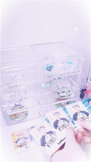 ꒰ঌ戦利品紹介໒꒱Part1#手元動画 #雰囲気 #白系統 #戦利品 #ハイキュー #くら寿司