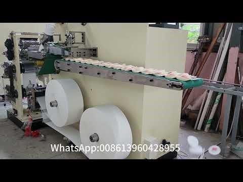 double color paper coaster making machine