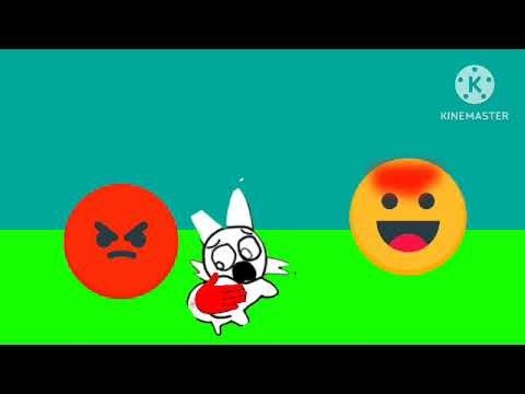 Red emoji angry is and Wenda and emoji laugh