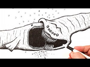 How to draw a El Gran Maja attacking Bloop