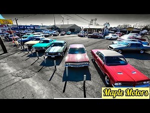 Classic Muscle Cars Maple Motors Official Inventory Walk Around 2/5/24 Update American Rides ForSale