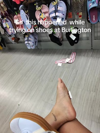 Shocking Shoe Fitting Moment at Burlington