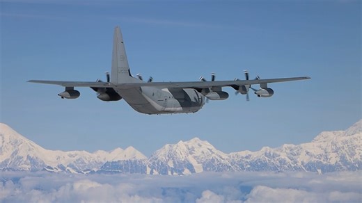 Marines Conduct Tactical Flights over the Alaska Range