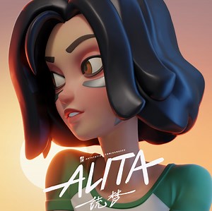 alita fanart 阿利塔-喜欢做模，卧槽，拦不住的！, Gone_L 没头脑也不高兴