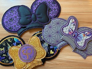 Embroidered ear headband- A simple how to video!