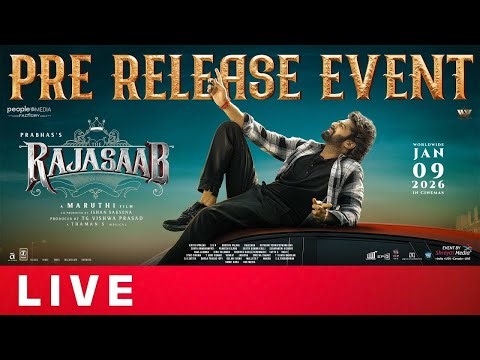 The RajaSaab Pre-Release Event LIVE | Prabhas, Nidhhi Agerwal, Malavika Mohanan