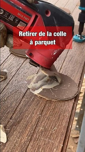 Retirer de la colle à parquet (récupération)