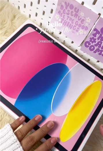 Unboxing My New iPad Air 16 Pink