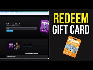 How to Redeem Fortnite Gift Card? - 2025 Full Guide