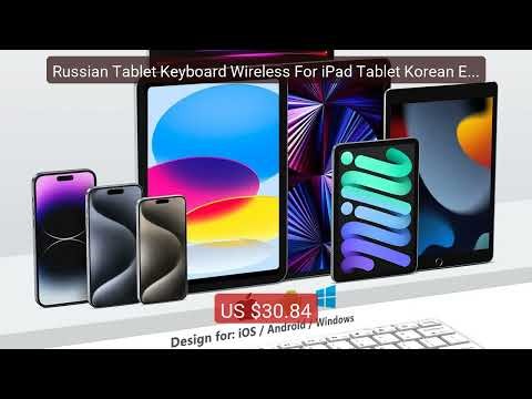 Russian Tablet Keyboard Wireless For iPad Tablet Korean English Let... — Top Rated 2026 | Buy Now!