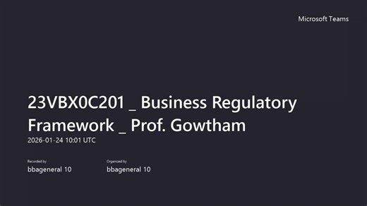 23VBX0C201 _ Prof. Gowtham-LIVE SESSION 15.1