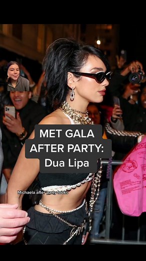 Dua Lipa 2023 Celebrity Style Change at Met Gala After Party