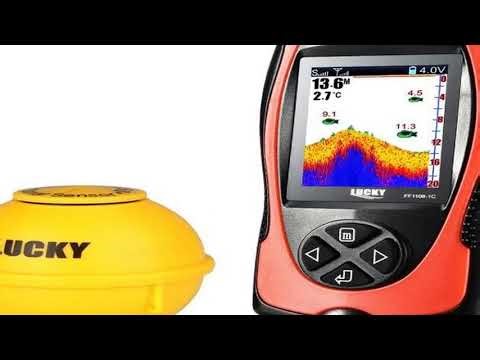 A must-have product! Lucky Sonar Fish Finder FF1108-1CWLA Rechargeable Wireless Sensor 45M Water D