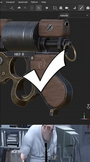Noob vs Pro Artist: How to Use Symmetry in Substance Painter #substancepainter #3dtips #shorts