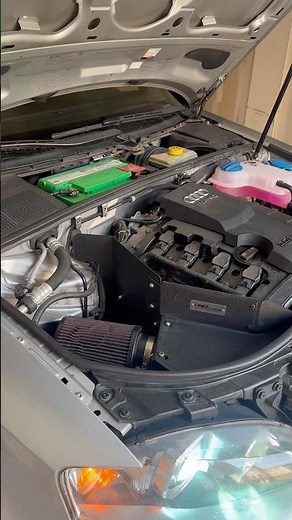 Installing an ECS Tuning intake on my 07 Audi A4 #ecstuning #audia4 #b7a4 #carmodification