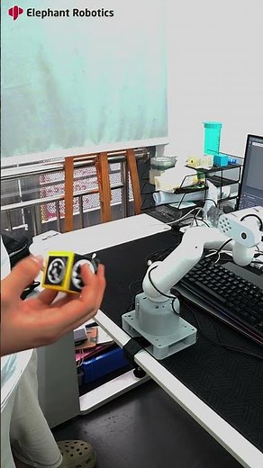 myCobot 280 | Explore the STag code tracking capability of the robotic arm #technology #robotics