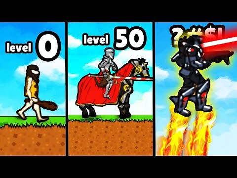 HIGHEST HUMAN EVOLUTION UNLOCKED? - Age of War