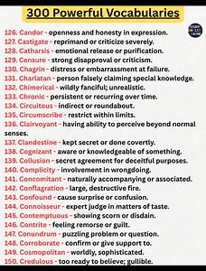 1.3M views · 9.7K reactions | 300 Powerful Vocabulary Words to Boost Your English | Learn from Aberration to Zealous! #VocabularyBoost #LearnEnglish #EnglishWords #PowerfulVocabulary #WordPower #EnglishLearning #VocabularyExpansion #LanguageSkills #EnglishFluency #WordOfTheDay #EnglishVocabulary #Education #LanguageLearning #ImproveEnglish #EnglishTips | STUDY English Online | Facebook