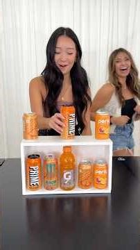 Four Box Orange Drink Speed Match Challenge! Boys vs Girls