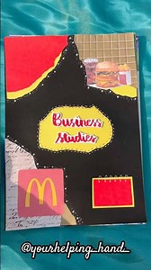 Principles of Management in McDonald’s | Business Studies Project | Class 12 #schoolproject