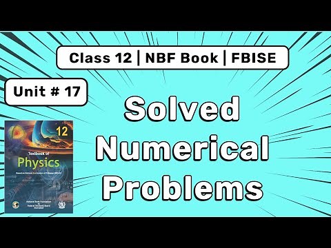 Solved Numerical Problems | Chapter 17 SHM | Class 12 Physics | NBF Book FBISE