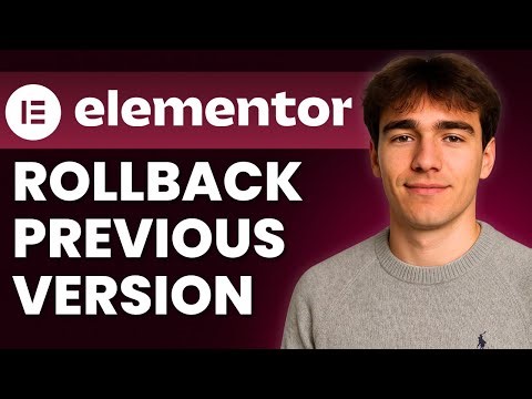 How to Rollback Elementor to Previous Version and Fix Loading Problems in WordPress (Tutorial 2025)