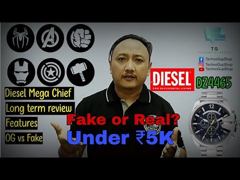 Fake vs Real 😲| Diesel Mega Chief ⌚| DZ4465| Torture Test| Long Term Review| Watch Overview