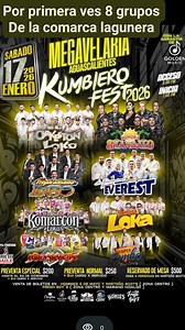 Para que la caigan por primera ves 8 de los mejores grupos de la comarca lagunera los invita Golden Music solo ellos lo hacen posible cumbia cumbia saborrr 🔥 | Sergio Mercado
