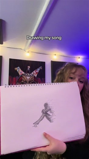 Drawing my song “Ping Ping Ping” #drawing #socialmediaart #fyp #independentartist #upandcomingartist