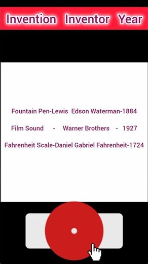 Invention And Their Inventors(Part-17)🎉✨#shorts #viral #ytshorts#trending #youtubeshorts#viralvideo