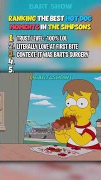 RANKING THE BEST HOT DOG MOMENTS IN THE SIMPSONS