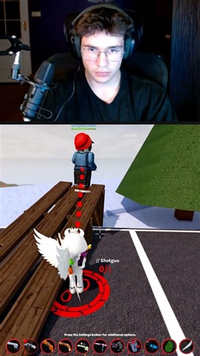 HACKER WITH SKILL ISSUE #roblox #jailbreak #gaming #funnymoments #funny