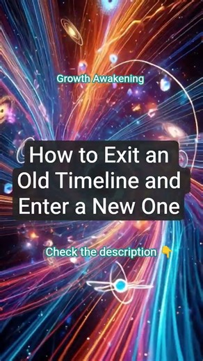 Growth Awakening #58 How to Exit and Old Timeline and Enter a New One #quantumshift