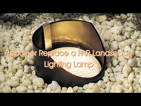 Landscape Lighting Maintenance: PAR lamp replacement or repair