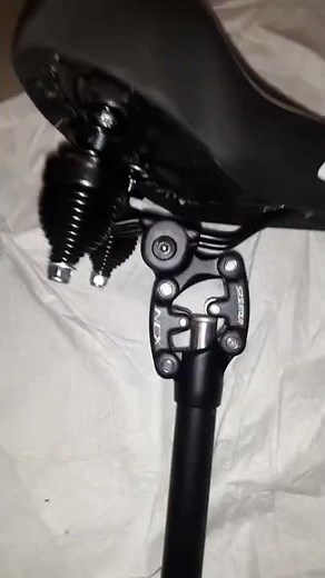 Cloud 9 Bike Seat and NCX Suntour Suspension Post