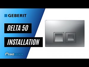 Geberit – Installation Betätigungsplatte Delta50