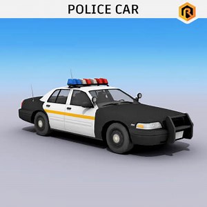 Police Car - 3D Model by Rescue3DAssets
