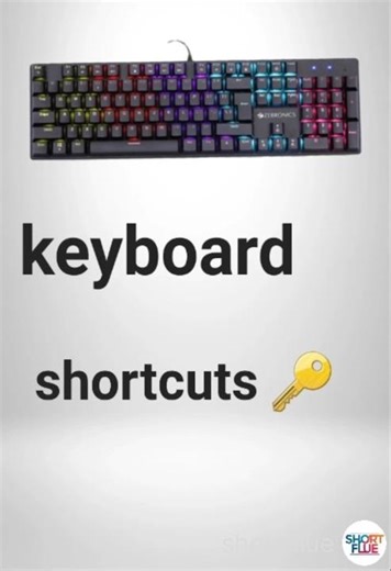 "Top Windows Shortcut Keys You Should Know 💻" /#ShortcutKeys #ComputerTricks #ProductivityHacks