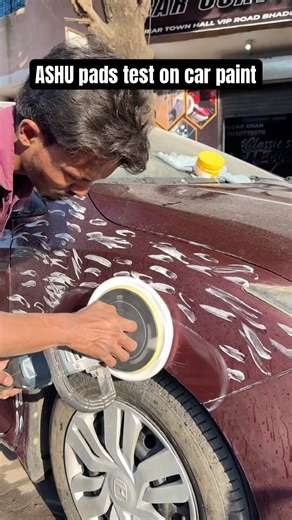 Car paint Buffing Polishing with ASHU Pads